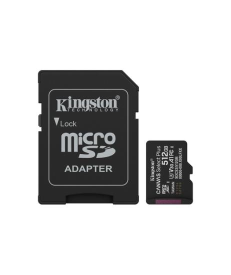 512GB microSDXC Canvas Select Plus Gen3 150MB/s A1 Card + Adapter