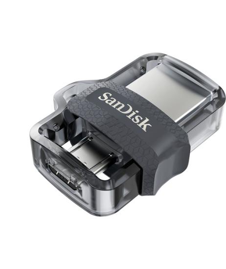 SanDisk Ultra Dual Drive m3.0 256GB Grey & Silver