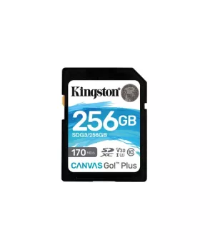 Kingston 256GB SDXC Canvas Go Plus 170R C10 UHS-I U3 V30