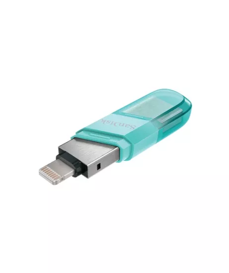SanDisk iXpand Flash Drive Flip 128GB, Mint color