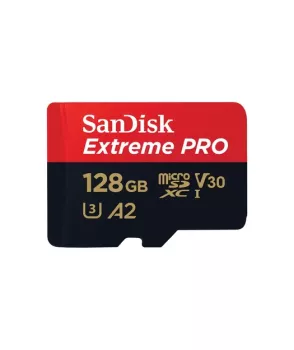 SanDisk Extreme Pro microSD UHS I Card 128GB for 4K on SmartP, Cam Drones 200MB/s R, 90MB/s W