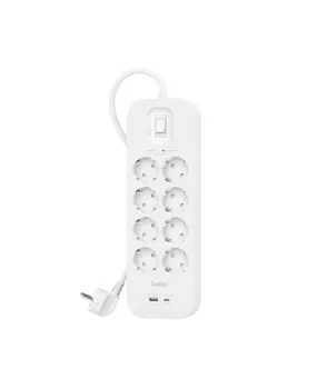 Belkin USB-C-USB-A 8x Akım Koruyucu Priz 2M