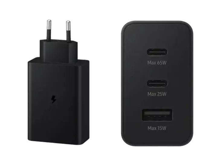Samsung EP-T6530N Type C Type A Hızlı Şarj Aleti Üçlü 65W - 25W - 15W