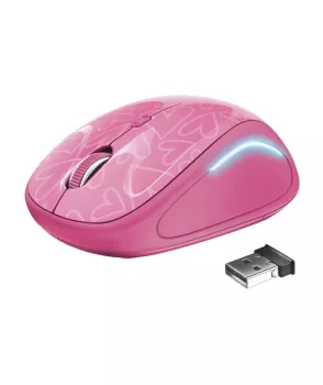 Trust 22336 Yvi Kablosuz Mouse-Pembe