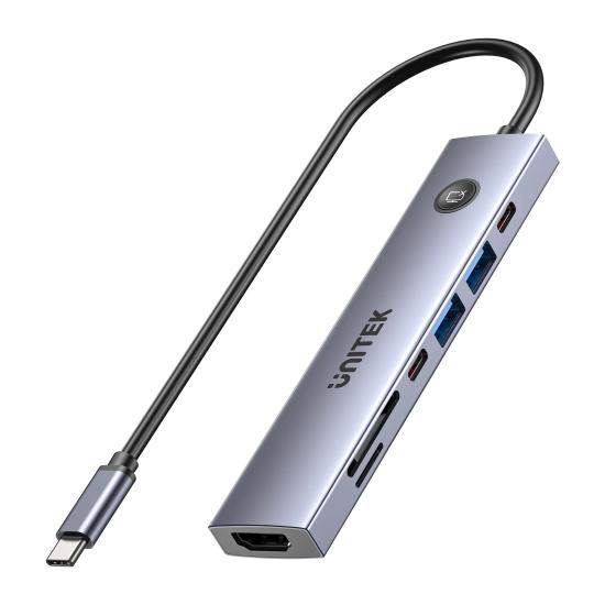 UNITEK UHUB S7 PRO 7 IN 1 5GBPS USB-C HUB (H1124AGY01)