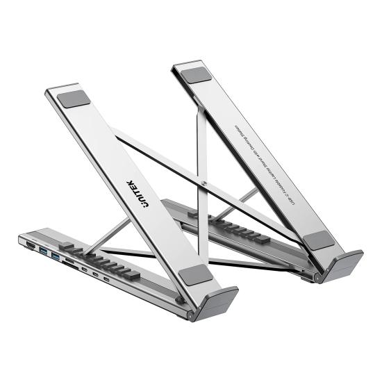 UNITEK KATLANABİLİR NOTEBOOK STANDI VE DOCKING STATION (D1137AGY01)