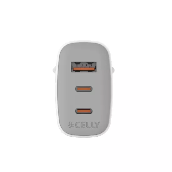 Celly UPTC 65W GaN Duvar Şarjı-Beyaz