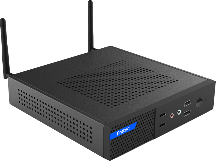 PRITTEC Q7-TH610L BAREBONE FreeDos MINI PC/ (SSD-RAM-CPU YOK)