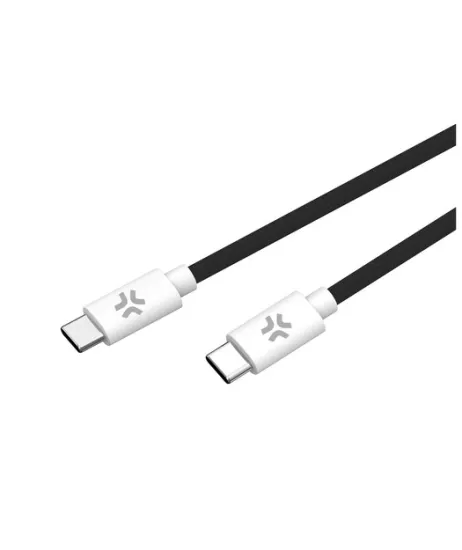 Celly USB-C to USB-C 1.5m Cotton Kablo Siyah