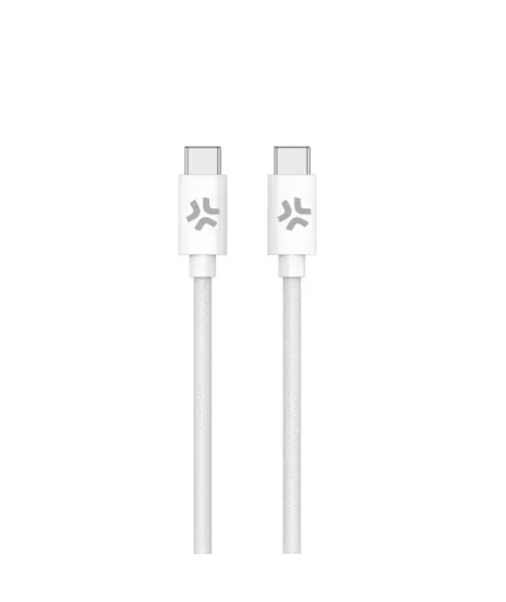 Celly USB-C to USB-C 1.5m Cotton Örgülü Kablo
