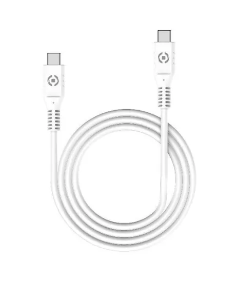 Celly USB-C to USB-C PD 60W Kablo Beyaz