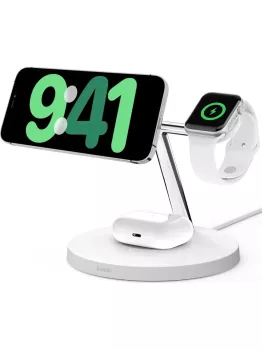 Belkin 3in1 KblszŞarj MagSafe15W Byz