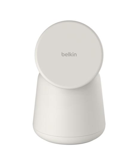 Belkin WIZ020 Boostcharge Pro Kablosuz 2’si 1 arada Magsafe 15W Şarj Istasyonu - Krem