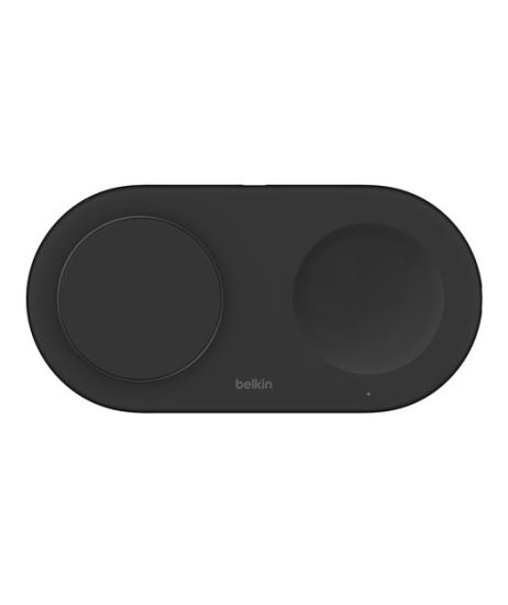 Belkin BoostCharge Pro 2’si 1 arada MageSafe Kablosuz Şarj İstasyonu - Siyah