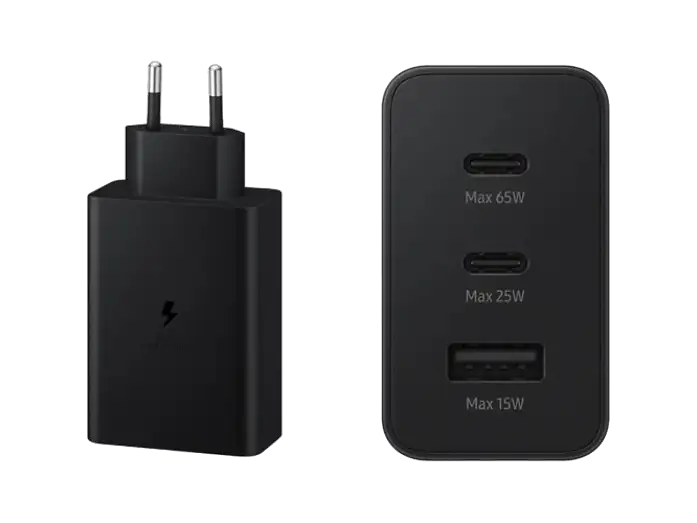Samsung%20EP-T6530N%20Type%20C%20Type%20A%20Hızlı%20Şarj%20Aleti%20Üçlü%2065W%20-%2025W%20-%2015W
