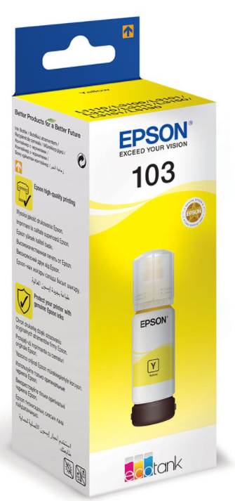 EPSON%20103%20ECOTANK%20SARI%20ŞİŞE%20MÜREKKEP%20(C13T00S44A)