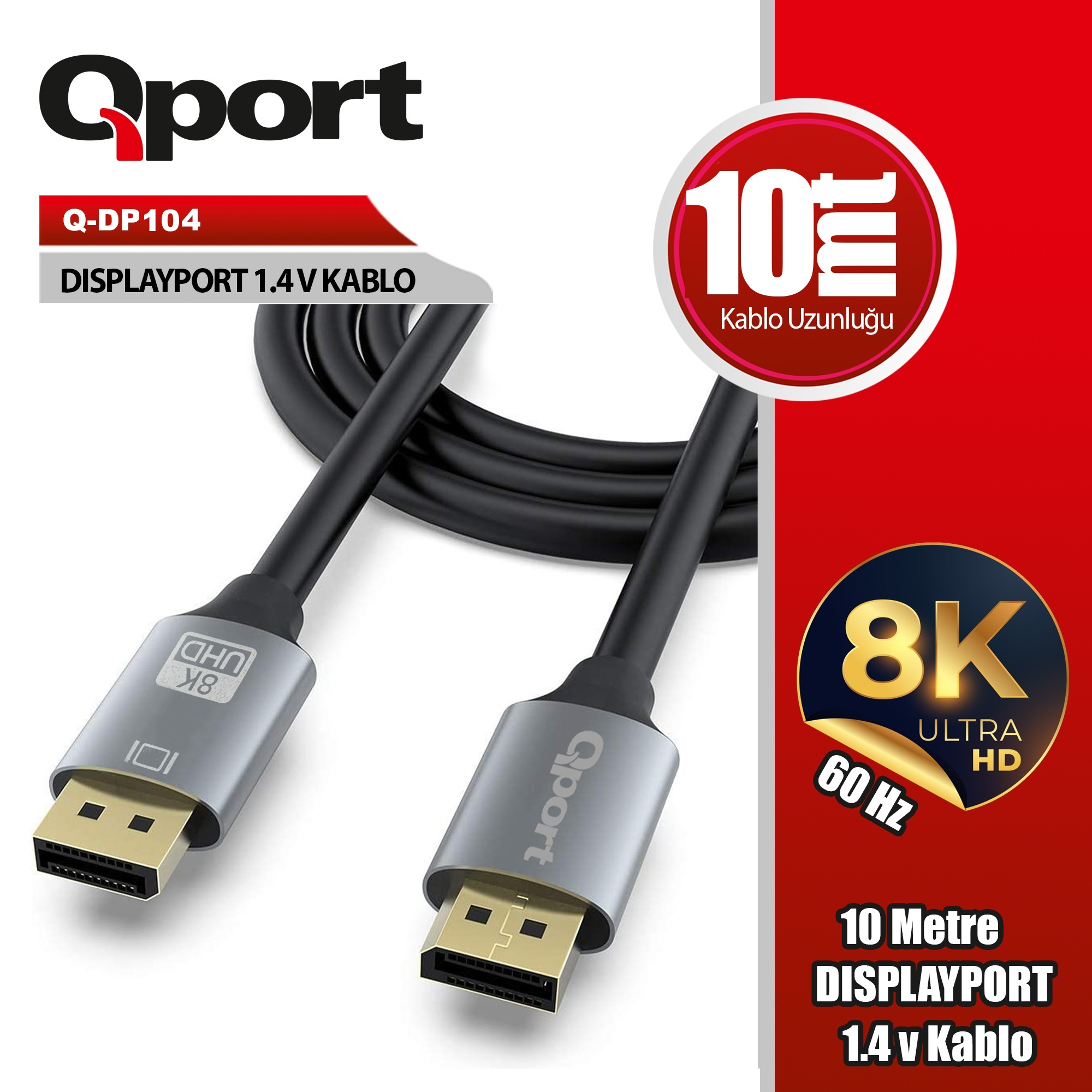 QPORT%20Q-DP104%20DISPLAY%20PORT%201.4V%2010MT%20KABLO