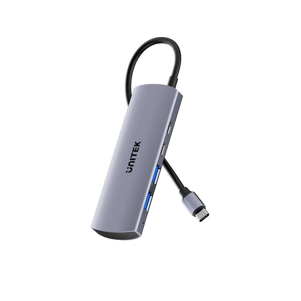 UNITEK%20UHUB%20Q4%204%20PORT%2010GBPS%20USB-C%20HUB%20(H1112DGY01)