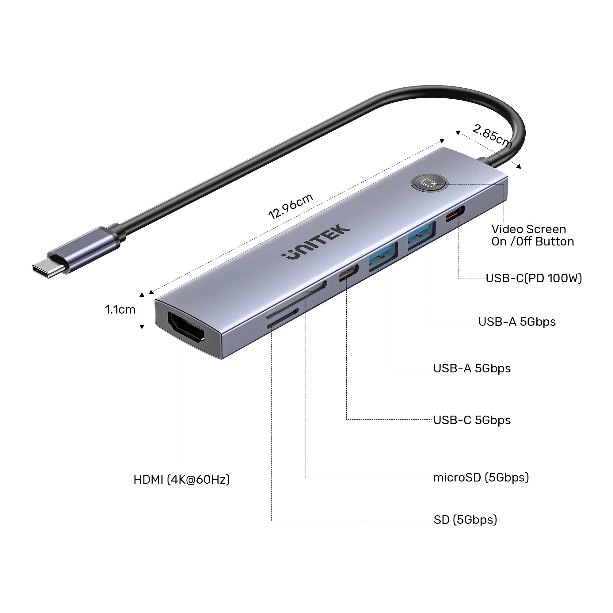 UNITEK%20UHUB%20S7%20PRO%207%20IN%201%205GBPS%20USB-C%20HUB%20(H1124AGY01)