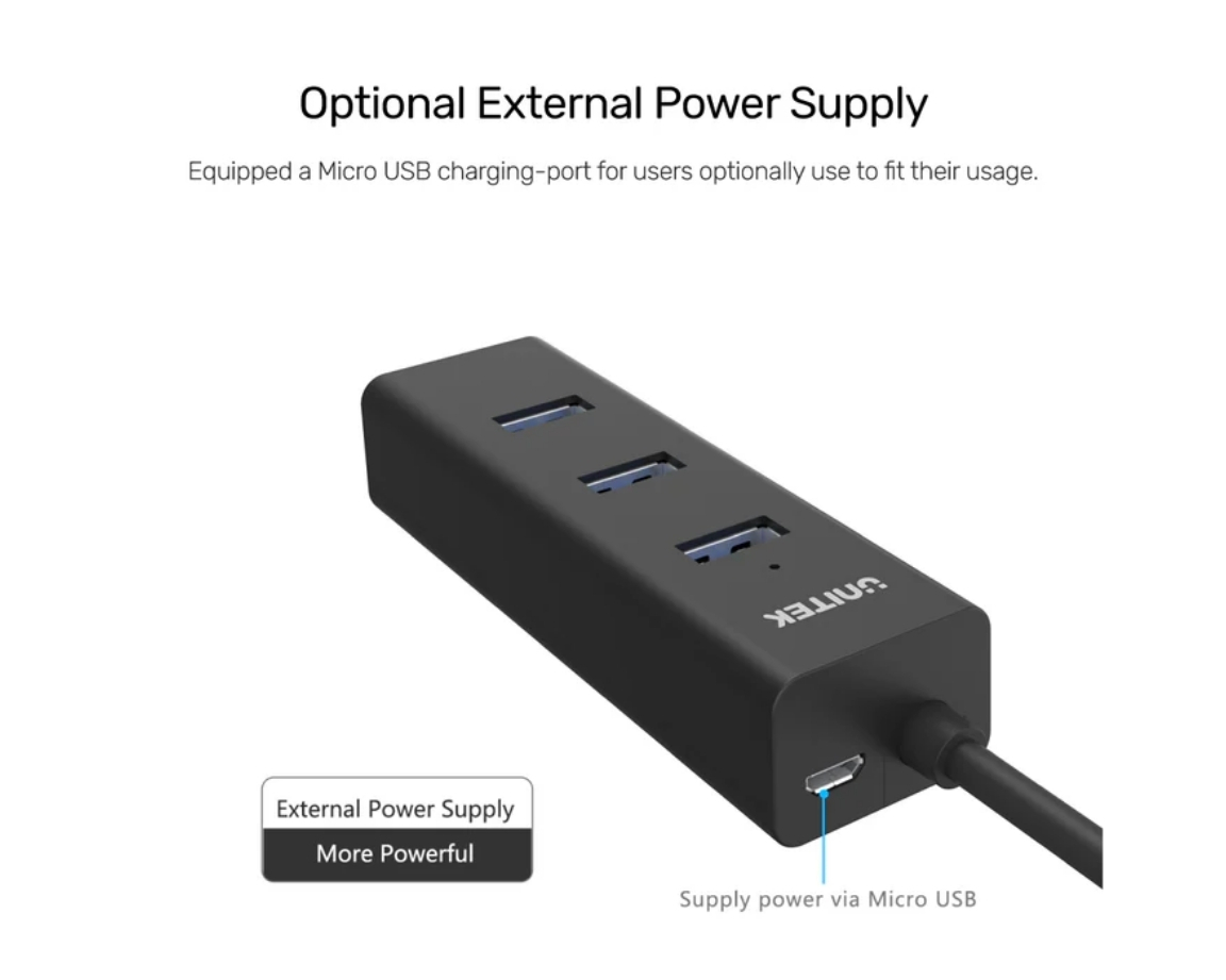 UNITEK%204%20PORTS%20USB%203.0%20HUB%20(Y-3089)