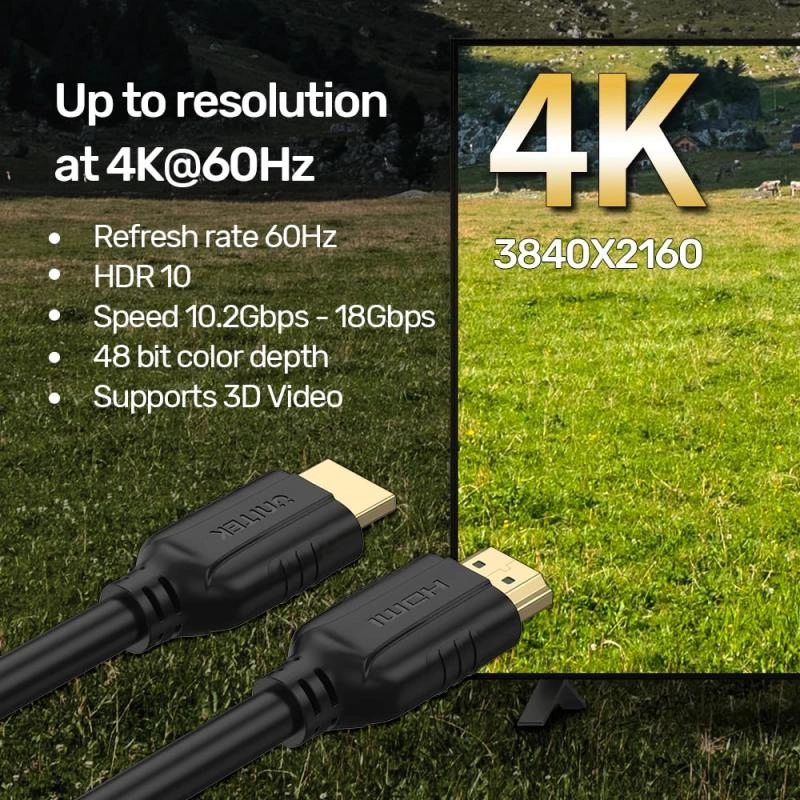 UNITEK%20HDMI2.0%20KABLO%2020MT%204K&60Hz%20(C11079BK-20M)