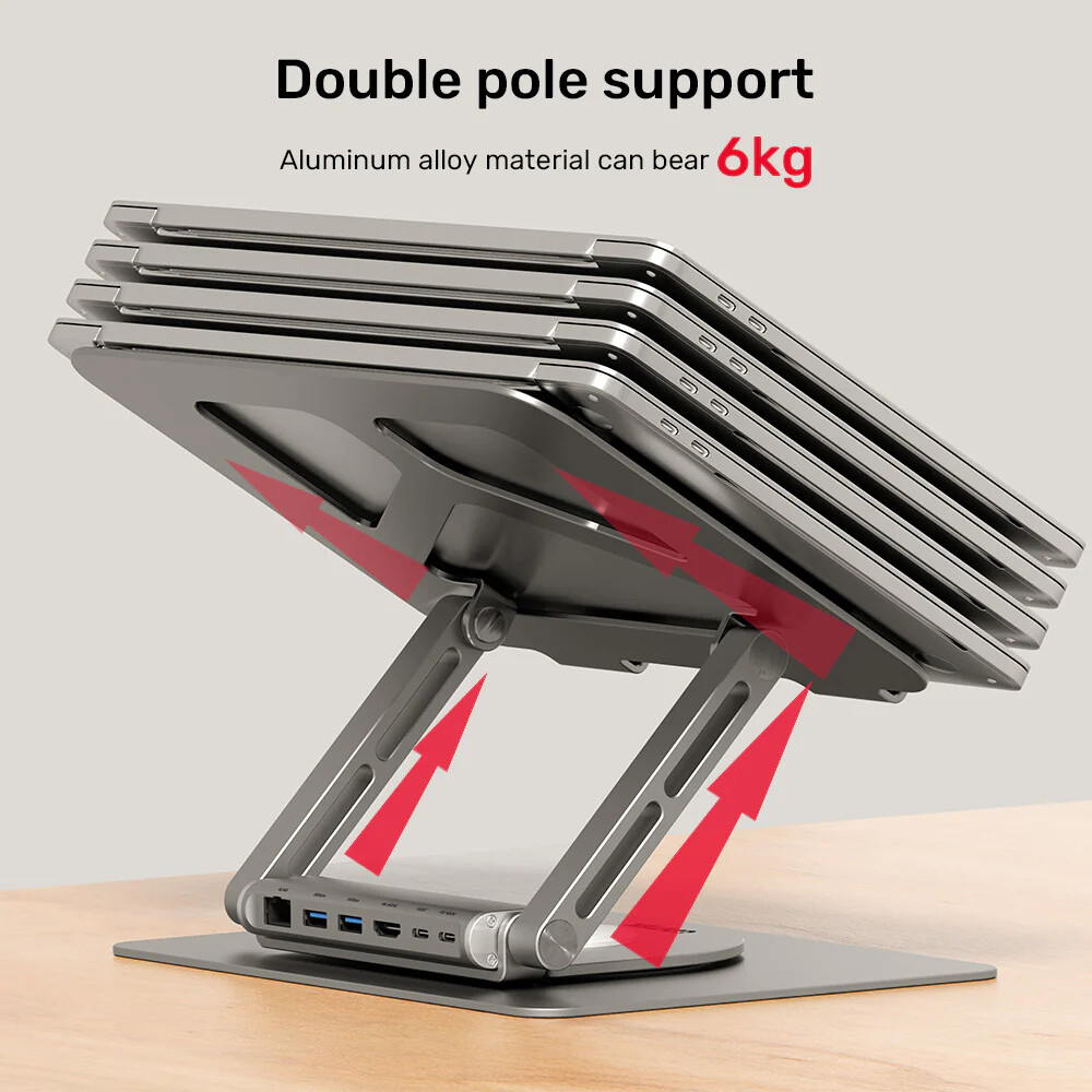 UNITEK%20USB-C%20NOTEBOOK%20STANDI%20VE%20DOCKING%20STATION%20(D1109A)