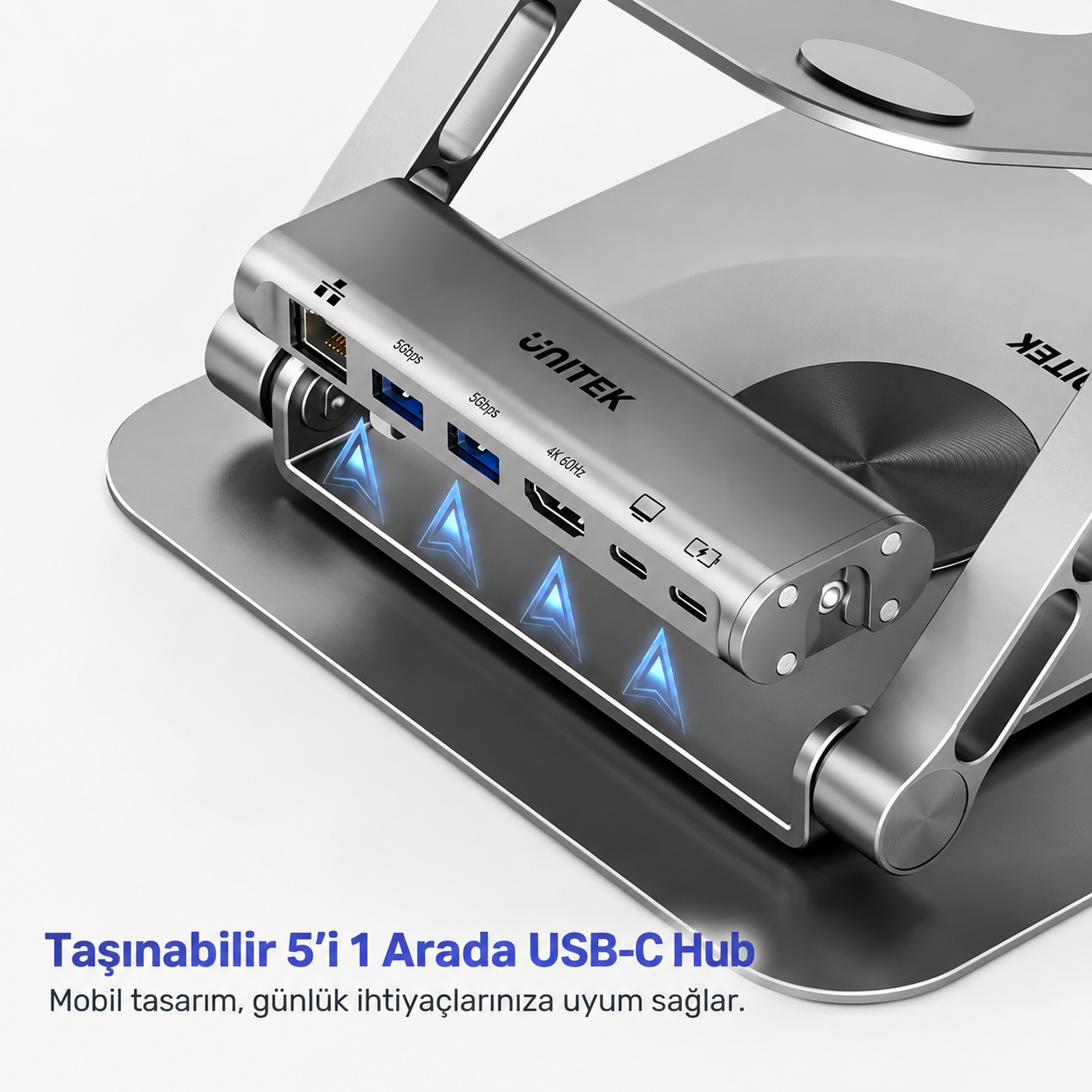UNITEK%20360°%20METAL%2015.6”%20NOTEBOOK%20STAND%20(D1109CGY01)
