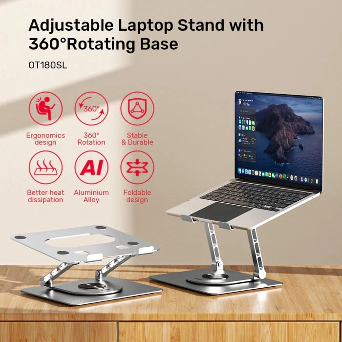 UNITEK%20360D%20METAL%2010-16”%20NOTEBOOK%20STAND%20(OT180SL01)