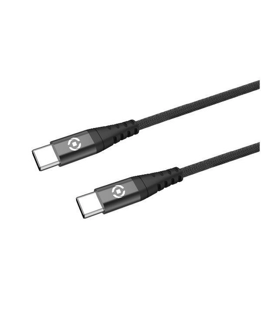 Celly%20USB-C%20to%20USB-C%2060W%20Nylon%20Kablo%20Siyah