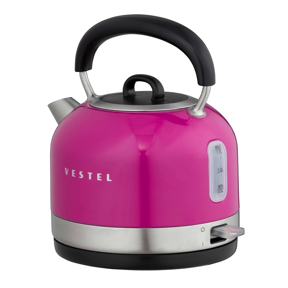 VESTEL%20RETRO%20PEMBE%202200%20W%201.7%20LT%20CELIK%20KETTLE