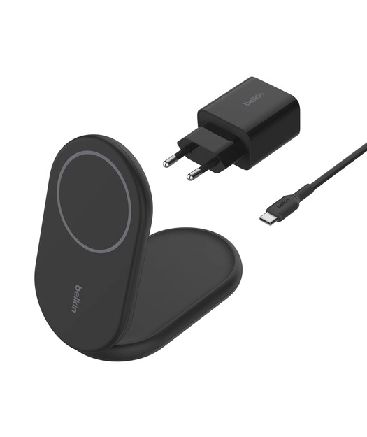 Belkin%20BOOSTCHARGE%20Qi2%20Manyetik%2015W%20Kablosuz%20Şarj%20CihazI%20Stand%20Siyah