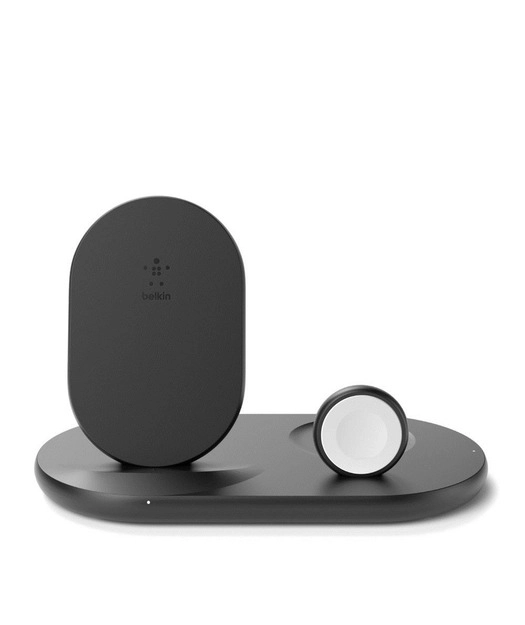 Belkin%203-in-1%20Apple%20Ürünleri%20için%20Kablosuz%20Şarj%20Cihazı-Siyah