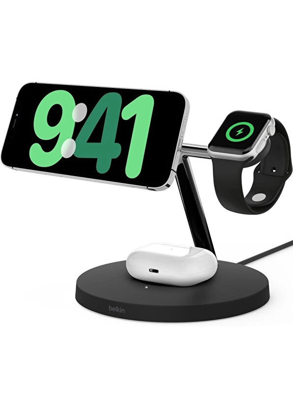 Belkin%203in1%20KblszŞarj%20MagSafe15W%20Syh