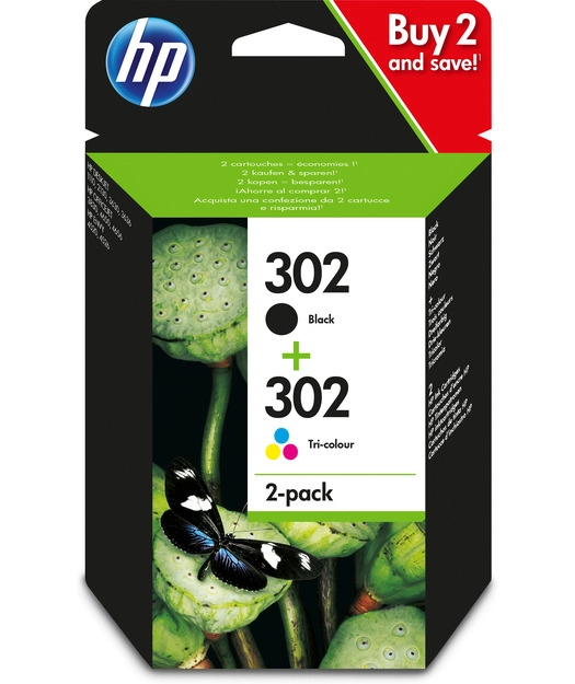 HP%20X4D37AE%20Combo%20Mürekkep%20Kartuş%20(302)